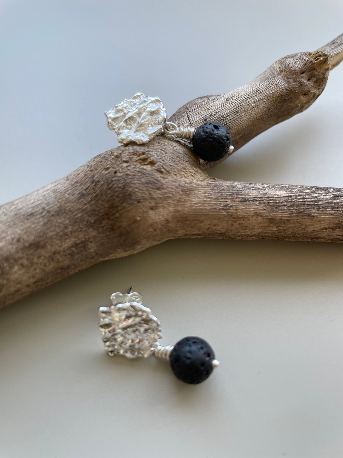 Reticulada + Lava Earrings